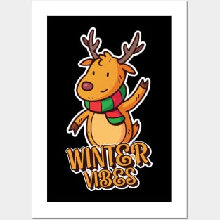 winter vibes Posters and Art